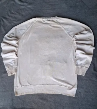 Stone Island Felpa Beige Nera Taglia L, cotone