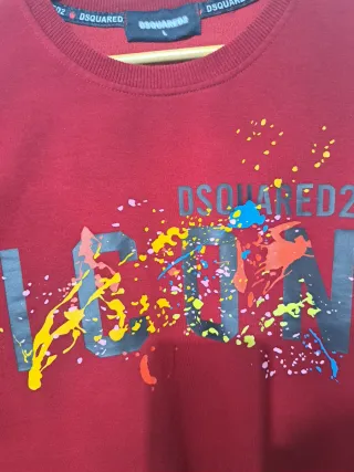 Sudadera DSQUARED2 Icon Roja Talla L