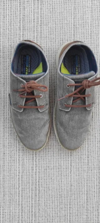 Zapatillas Skechers Gris Hombre