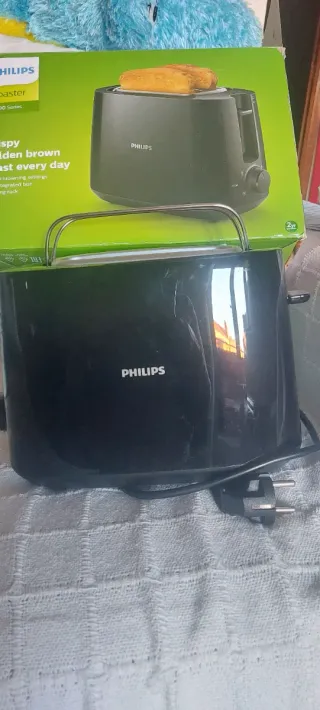 Tostadora Philips Negra