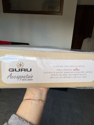 Accappatoio Guru Rosa in spugna  Taglia M