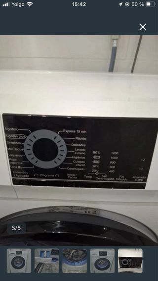 Lavadora Haier Blanca Carga Frontal