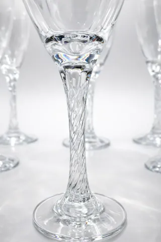 Set di 9 Calici di Cristallo - Stile Neoclassico