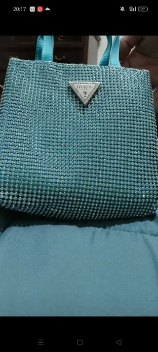 Bolso Guess Teal Brillante