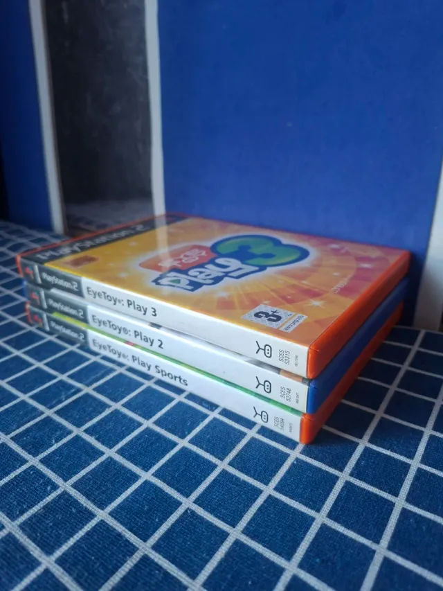 🇪🇸 PS2 LOTE JUEGOS EYETOY ORIGINALI COMPLETI