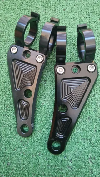 Soportes Faro Moto Negro