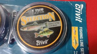 Packs carruchas hilos de pesca CRIVIT