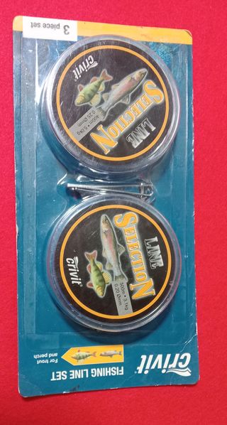 Packs carruchas hilos de pesca CRIVIT