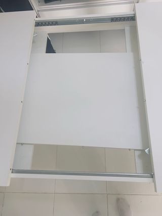 Mesa comedor extensible blanca 140 - 190