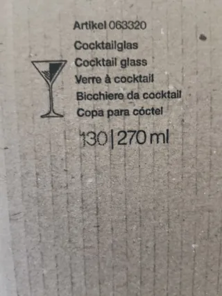 6 Copas Cóctel Leonardo Daily 270ml