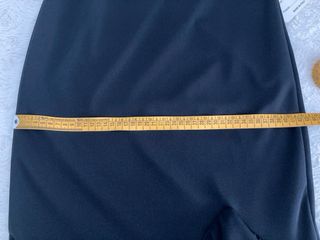 Falda elastica flamenca negra con volantes S 36