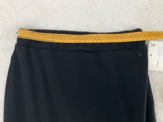 Falda elastica flamenca negra con volantes S 36