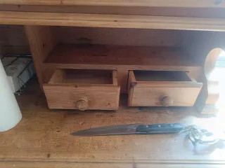 Alacena de cocina de madera