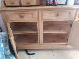 Alacena de cocina de madera