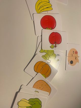Puzzle educativo frutas y verduras
