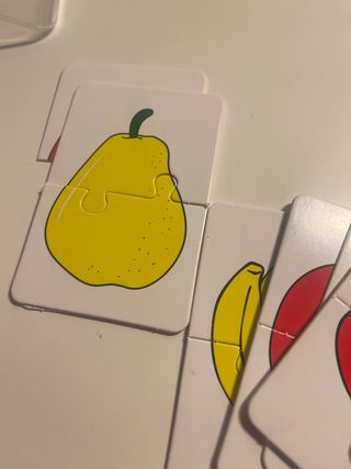 Puzzle educativo frutas y verduras