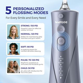 Irrigador Dental WAFLOO Portátil 300ml Y206