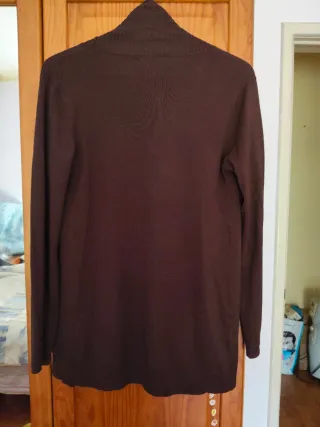 Cardigan Mango Castanho T. S