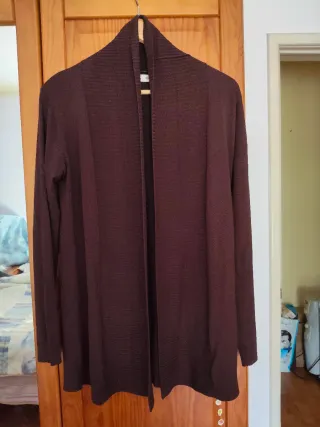 Cardigan Mango Castanho T. S