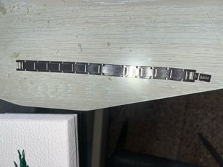 Pulsera Lacoste Hombre Plateada