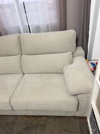 Sofá Cama Multifuncional Beige/Gris