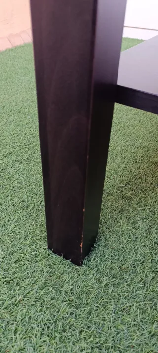 Mesa de centro Ikea madera oscura