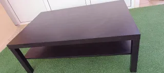 Mesa de centro Ikea madera oscura