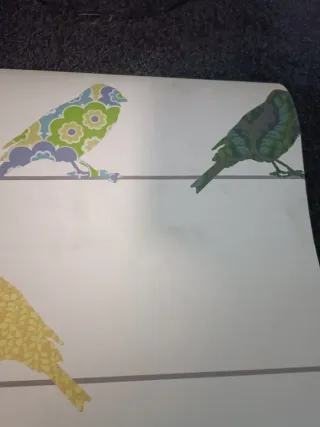 Papel pintado mural pajaritos Hangsboom