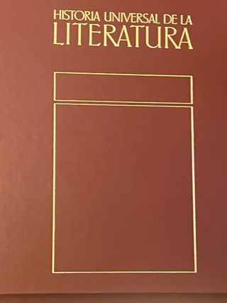 El autor y su obra. Historia Universal de la Li...