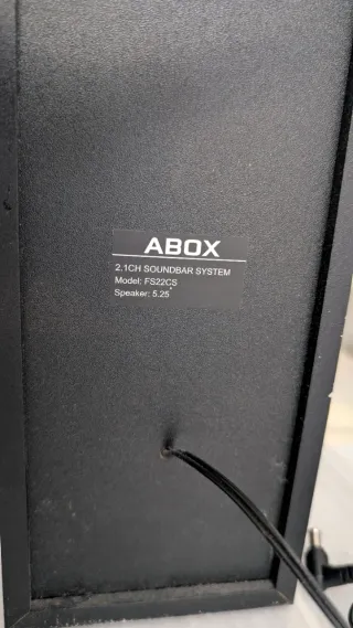 Barra de Sonido Abox Negra