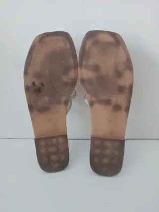 Sandalias planas strass ZapShop