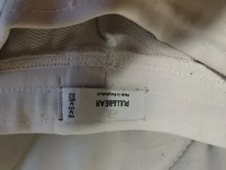 Pantalones cortos blancos chandal