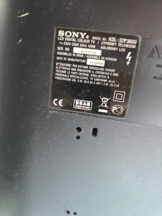 Televisor Sony Bravia  Negro