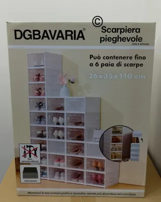 Scarpiera modulare impilabile