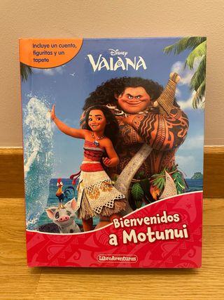 Libro Vaiana con figuritas.