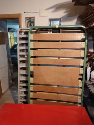 Somier metálico y de madera