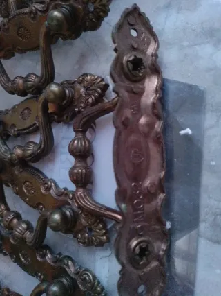 7 Tiradores Cajonera Metal Vintage