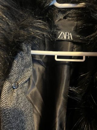 Americana Zara cuello pelo