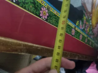 Quadro budista pintado à mão