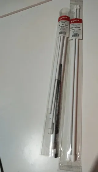 Astine per tende senza chiodi 40-50 cm