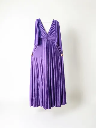 Vestido Morado Talla Grande 4XL