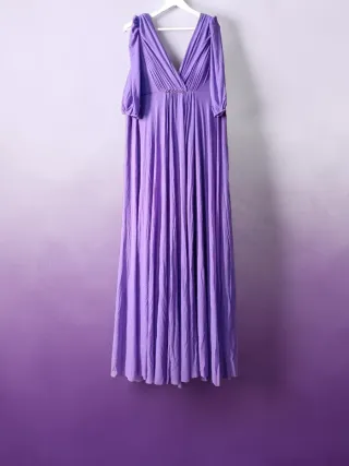 Vestido Morado Talla Grande 4XL