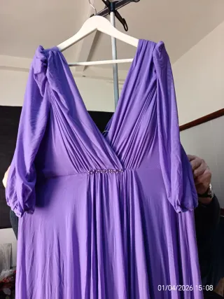 Vestido Morado Talla Grande 4XL