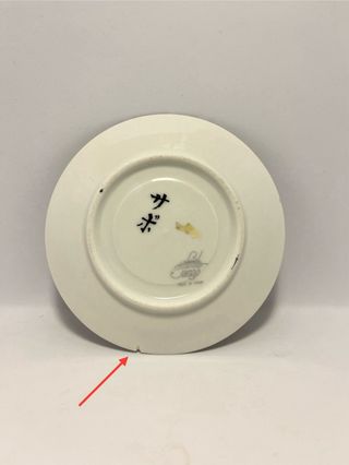 2 platillos porcelana de colección