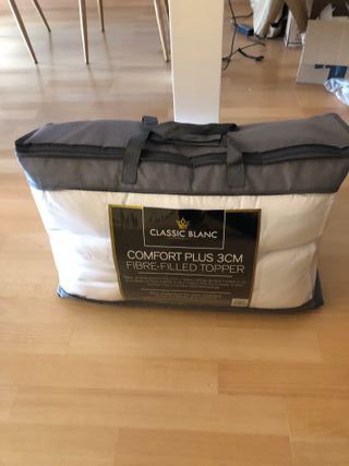 Sofá Cama gris con Topper Antialérgico