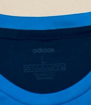 T-shirt Tecnica Adidas Blu Ragazzo Taglia L
