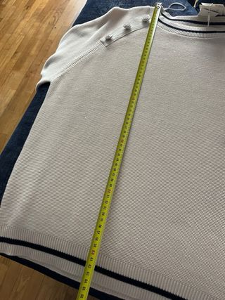 Jersey El Corte Inglés beige con botones