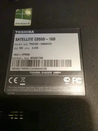 Toshiba Satellite C855D-16D