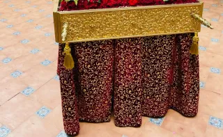 Paso, trono infantil de Semana Santa Cruz de Mayo