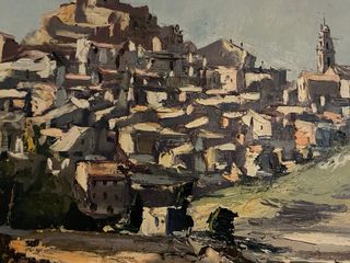 Pintura Óleo Paisaje Mediterráneo